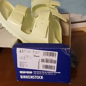 Birkenstock Arizona EVA size 41 narrow fit, faded lime